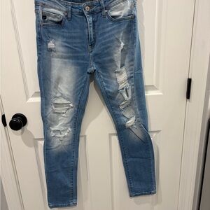 KanCan Light Blue Distressed Skinny Jeans